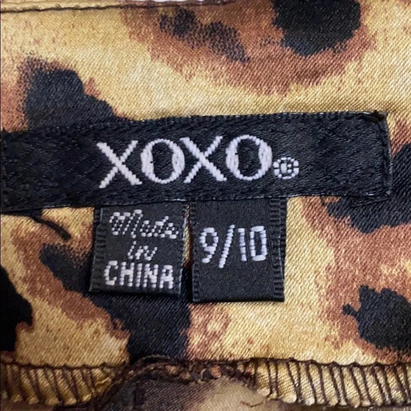 XOXO junior animal print midi dress size 9/10 - Picture 7 of 12